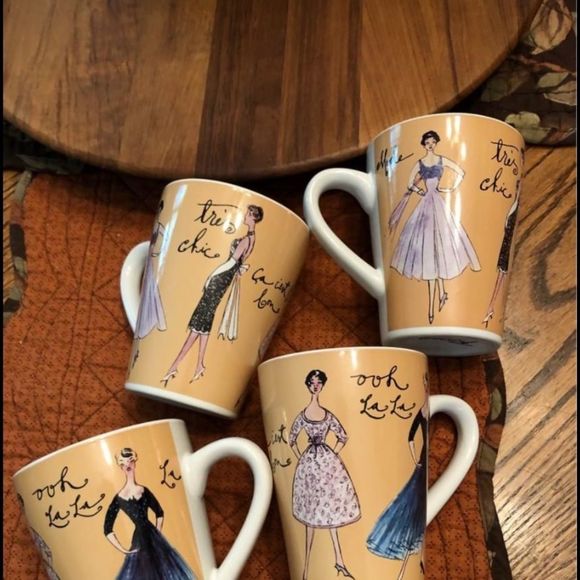 SOLD Rosanna Fashion Ooh La La Desert China & Mug Set - Picture 7 of 9